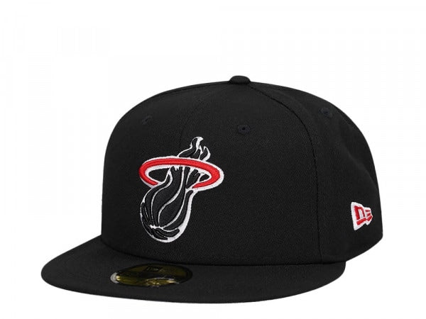 MIAMI HEAT BLACK RED DETAIL EDITION 59FIFTY