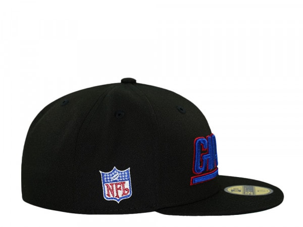 NEW YORK GIANTS BLACK THROWBACK  59FIFTY