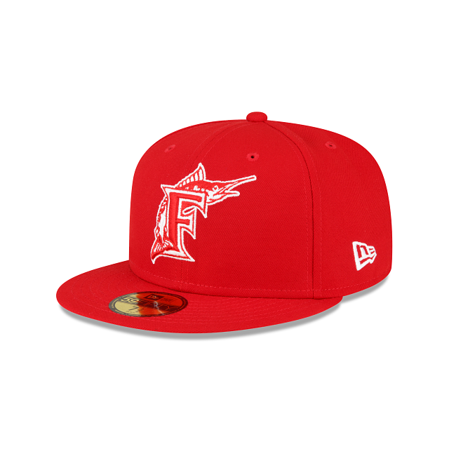 Miami Marlins MLB Sidepatch 59FIFTY Cerrada Roja - SMART ZONE
