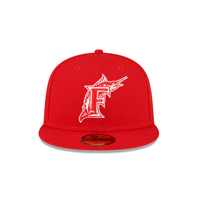 Miami Marlins MLB Sidepatch 59FIFTY Cerrada Roja - SMART ZONE