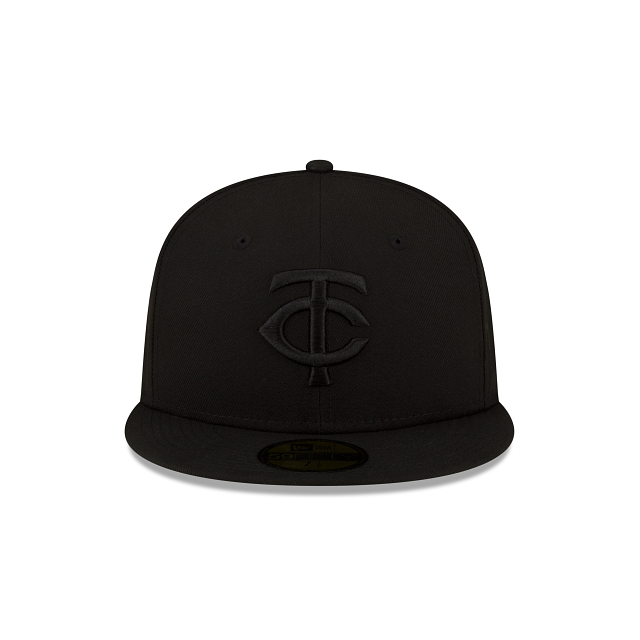 Minnesota Twins MLB Classics Black on Black 59FIFTY Cerrada - SMART ZONE