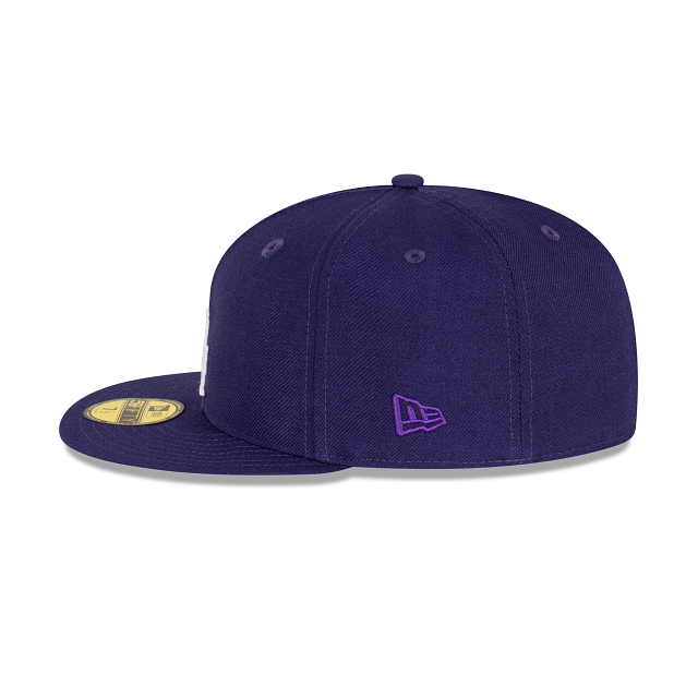 Los Angeles Dodgers MLB Royal Purple 59FIFTY Cerrada