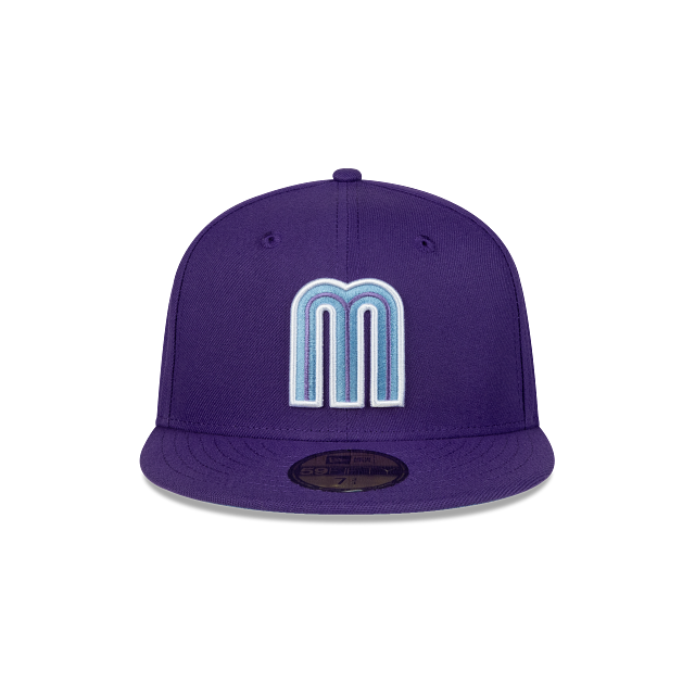 México Iconic M 59FIFTY Cerrada Morada