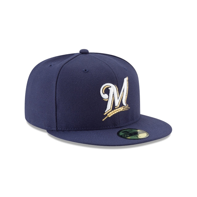 Milwaukee Brewers Authentic Collection 59FIFTY Cerrada - SMART ZONE