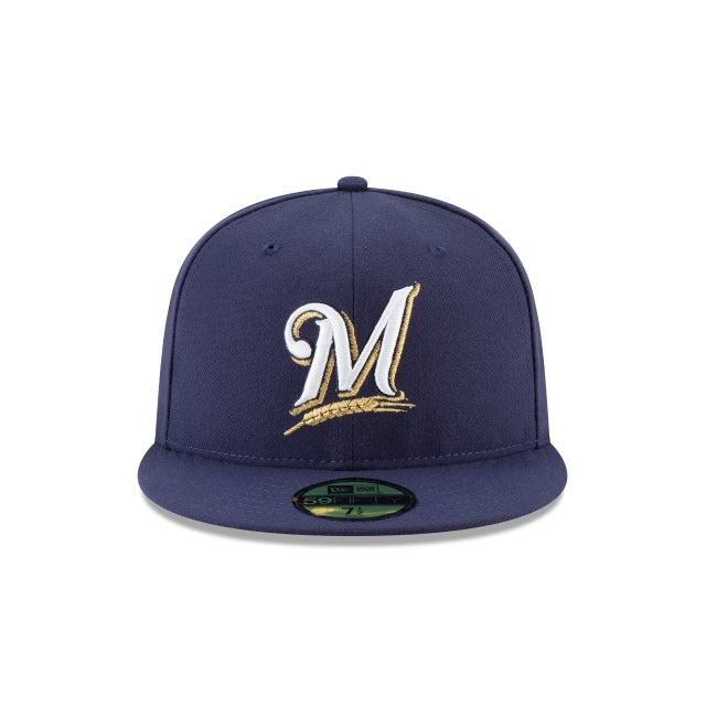 Milwaukee Brewers Authentic Collection 59FIFTY Cerrada - SMART ZONE