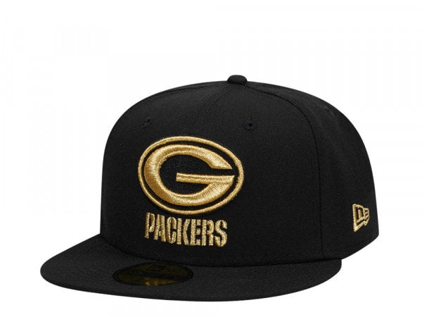 GREEN BAY PACKERS BLACK AND GOLD EDITION 59FIFTY