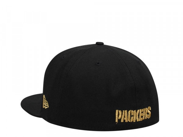 GREEN BAY PACKERS BLACK AND GOLD EDITION 59FIFTY