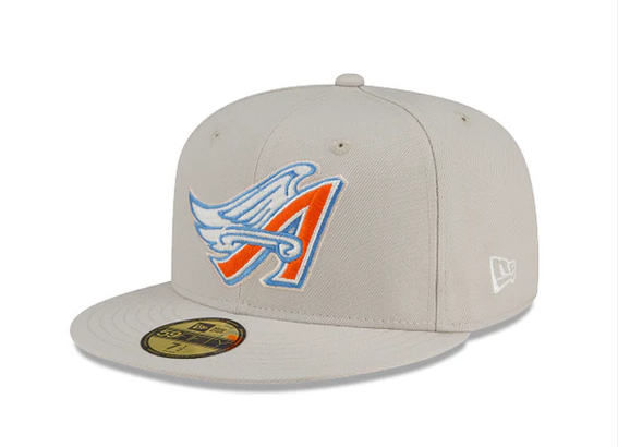 los Angels Stone Orange 59FIFTY Equipado