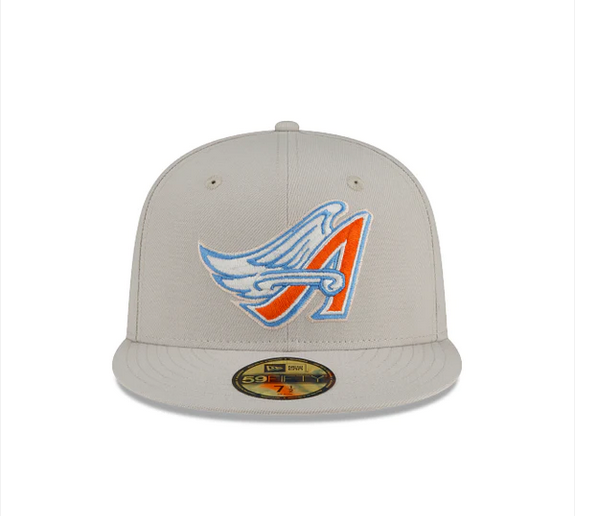 los Angels Stone Orange 59FIFTY Equipado