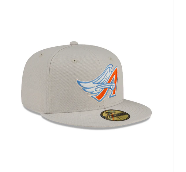 los Angels Stone Orange 59FIFTY Equipado