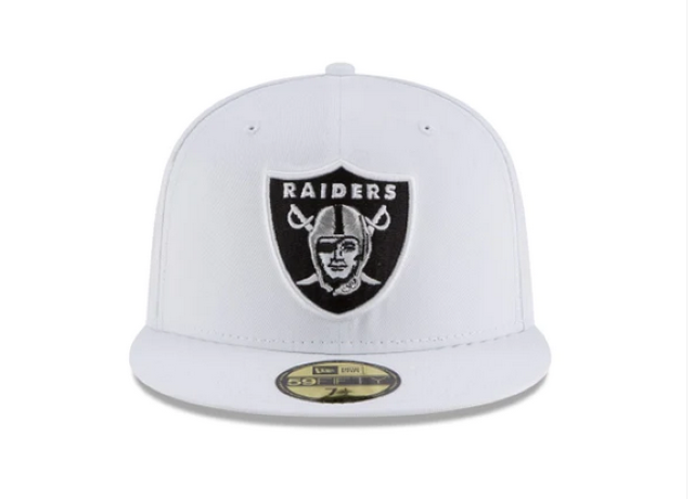 Las Vegas Raiders  White 59FIFTY Fitted