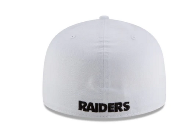 Las Vegas Raiders  White 59FIFTY Fitted