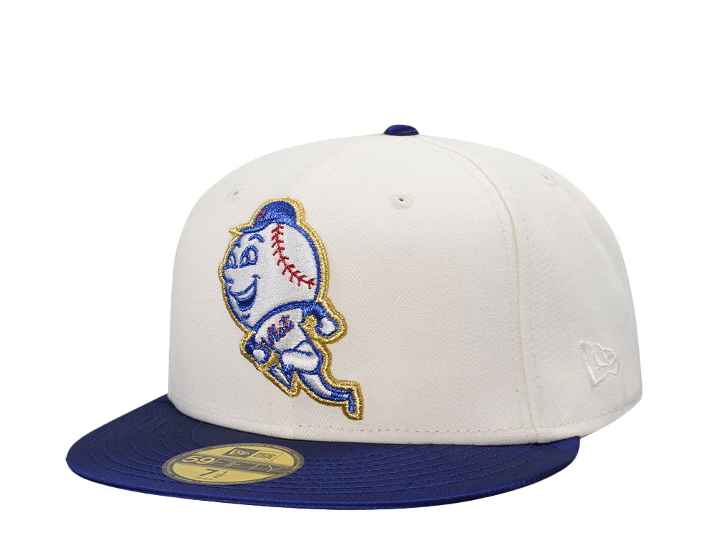 New York Mets Chrome Satin Brim Two Tone Edition 59Fifty
