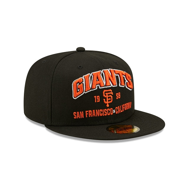 San Francisco Giants Stacked 59FIFTY Cerrada - SMART ZONE