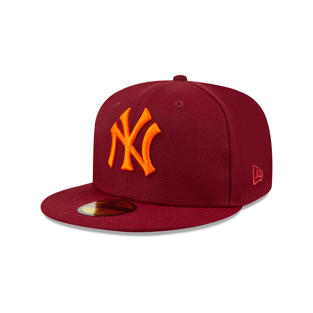 New York Yankees MLB Badlands 59FIFTY Cerrada Vino