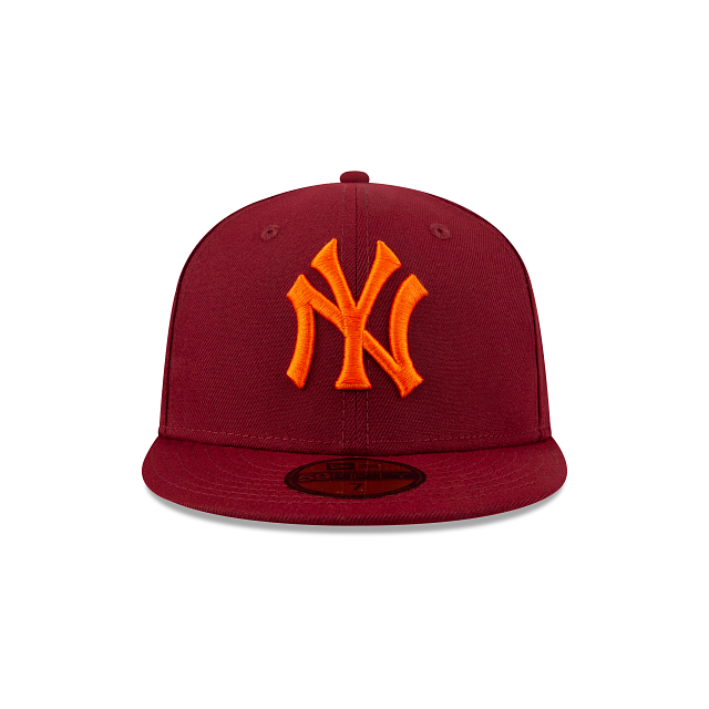 New York Yankees MLB Badlands 59FIFTY Cerrada Vino