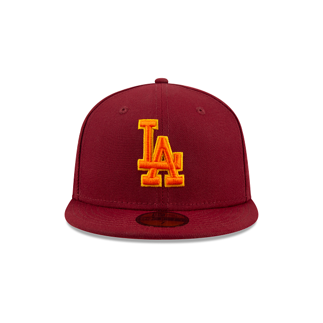 Los Angeles Dodgers MLB Badlands 59FIFTY Cerrada Vino