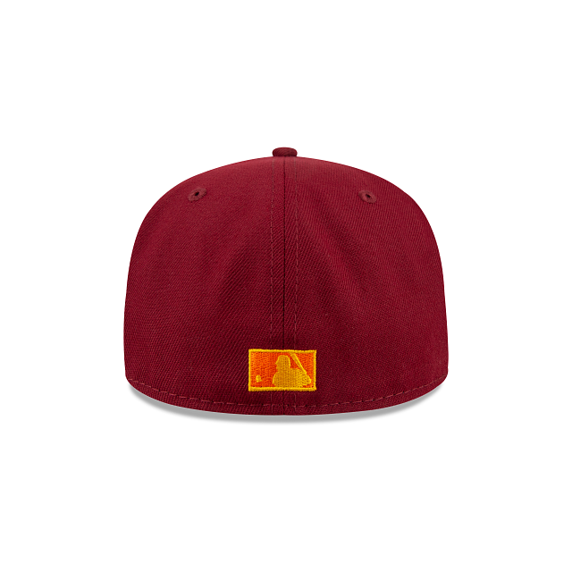 Los Angeles Dodgers MLB Badlands 59FIFTY Cerrada Vino