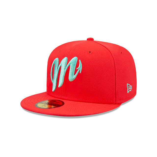 Diablos Rojos del México LMB Neon Collection 2023 59FIFTY Cerrada - SMART ZONE