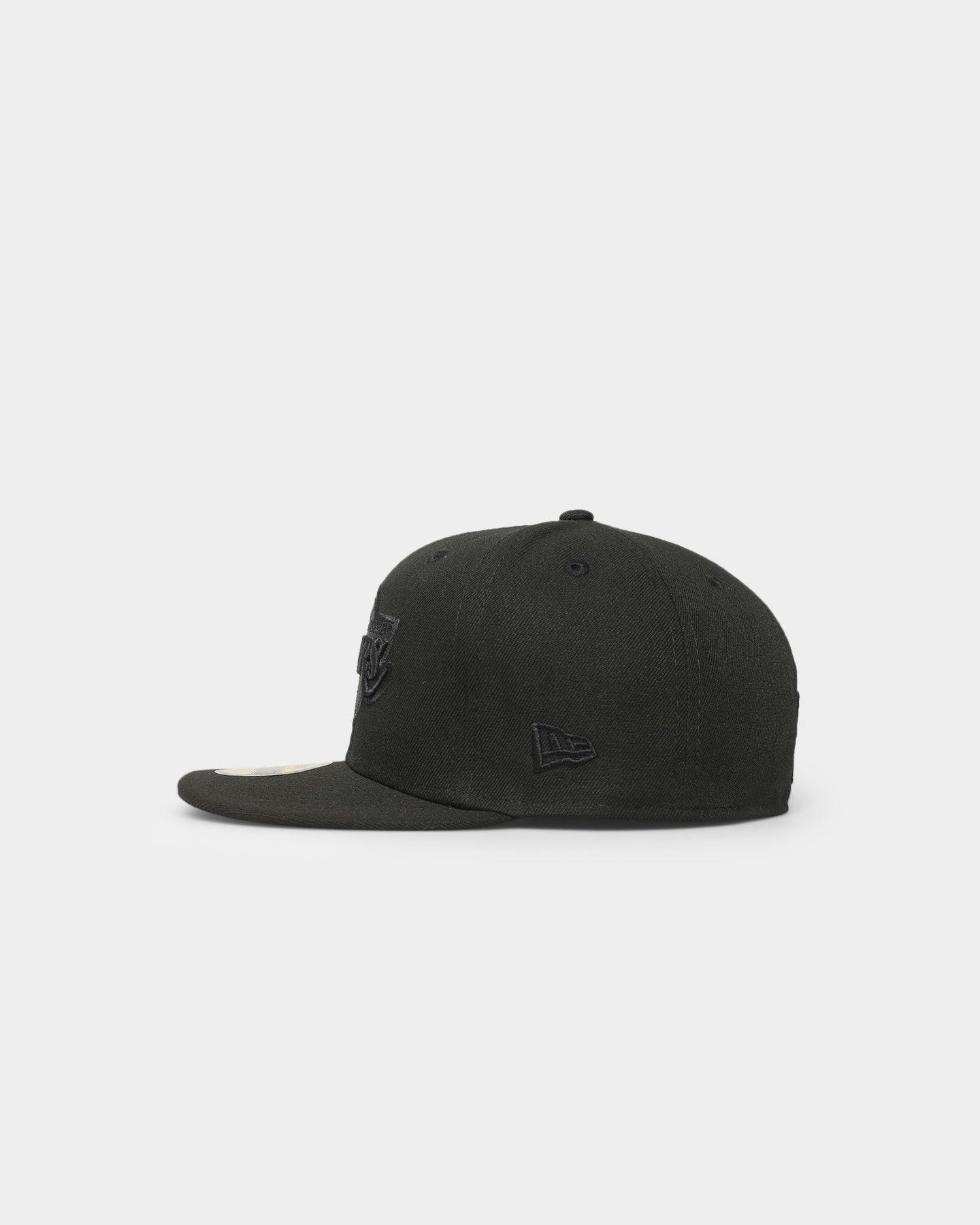 Los Angeles Lakers 'Black On Black' 59FIFTY Fitted