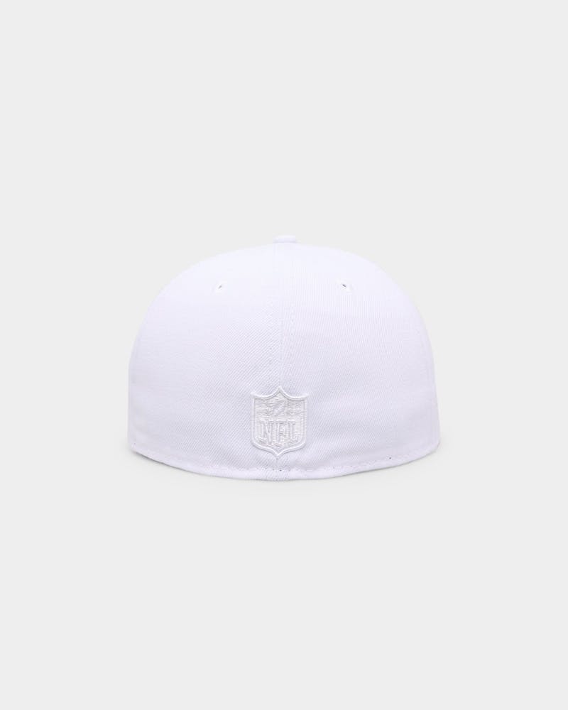 Las Vegas Raiders 'White On White' 59FIFTY Fitted