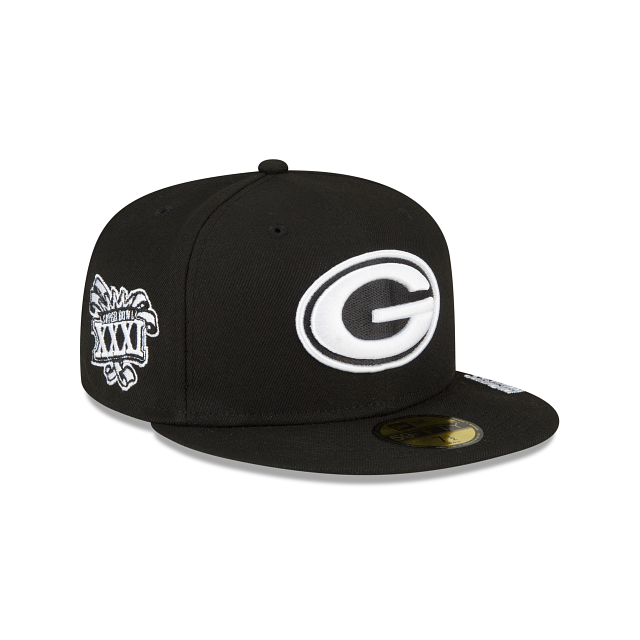 Green Bay Packers NFL Sidepatch 59FIFTY Cerrada Negra - SMART ZONE