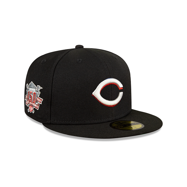 Cincinnati Reds MLB Metallic Logo 59FIFTY Cerrada - SMART ZONE
