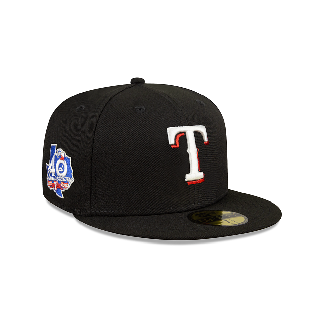 Texas Rangers MLB Metallic Logo 59FIFTY Cerrada - SMART ZONE