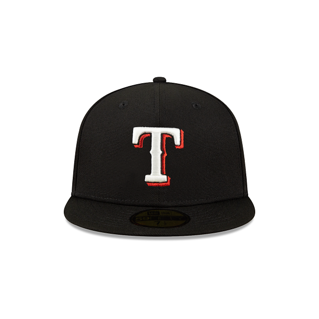 Texas Rangers MLB Metallic Logo 59FIFTY Cerrada - SMART ZONE
