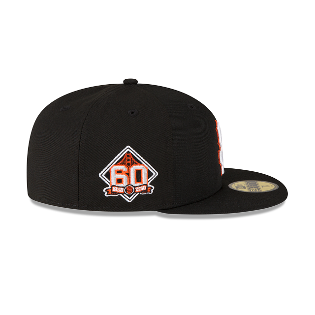 San Francisco Giants MLB Metallic Logo 59FIFTY Cerrada - SMART ZONE