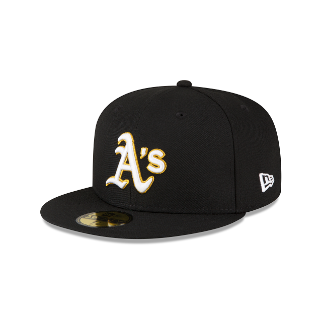 Oakland Athletics MLB Metallic Logo 59FIFTY Cerrada - SMART ZONE
