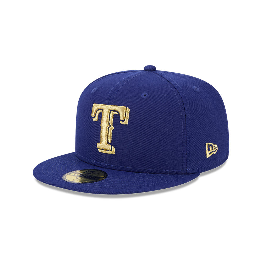 Texas Rangers MLB Gold 59FIFTY Cerrada