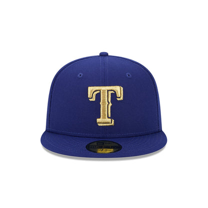 Texas Rangers MLB Gold 59FIFTY Cerrada