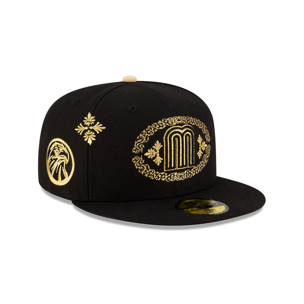México M Charro 59FIFTY Cerrada Negra