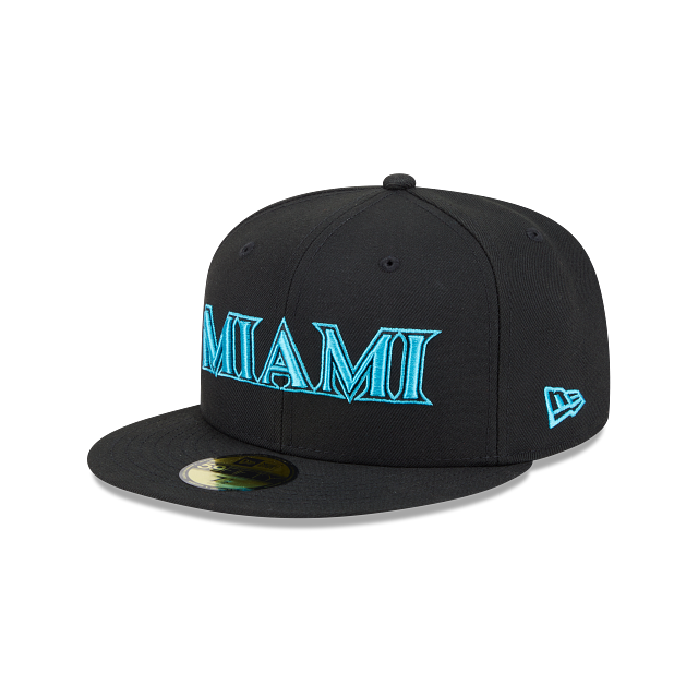 Miami Marlins MLB City Connect Fan Pack 59FIFTY Cerrada Negra