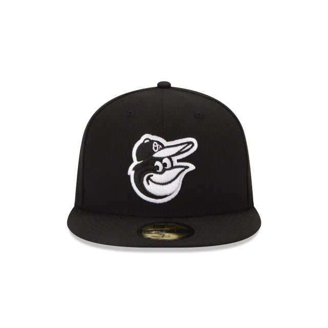 Baltimore Orioles Black & White 59FIFTY Cerrada - SMART ZONE