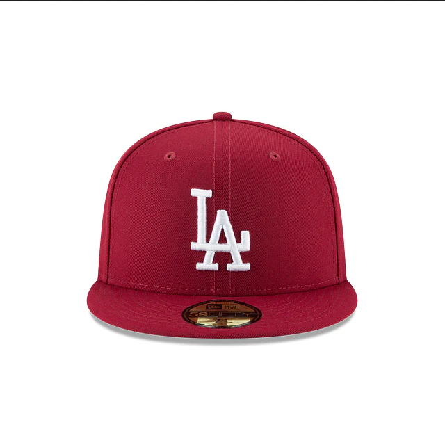 Los Angeles Dodgers MLB Classics 59FIFTY Cerrada color vino