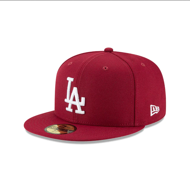 Los Angeles Dodgers MLB Classics 59FIFTY Cerrada color vino