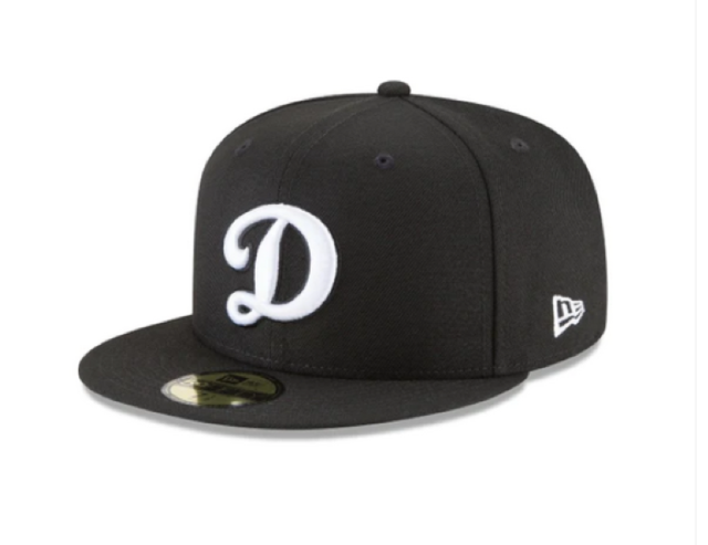 Dodgers De Los Ángeles  Blanco y negro alternativo Basic 59FIFTY Ajustado