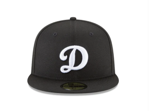 Dodgers De Los Ángeles  Blanco y negro alternativo Basic 59FIFTY Ajustado