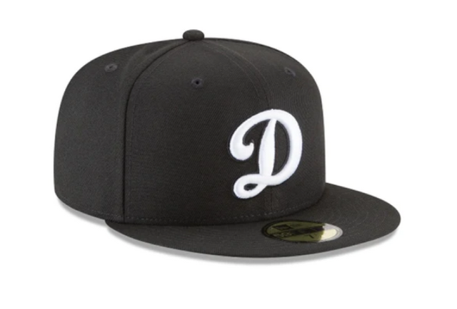 Dodgers De Los Ángeles  Blanco y negro alternativo Basic 59FIFTY Ajustado