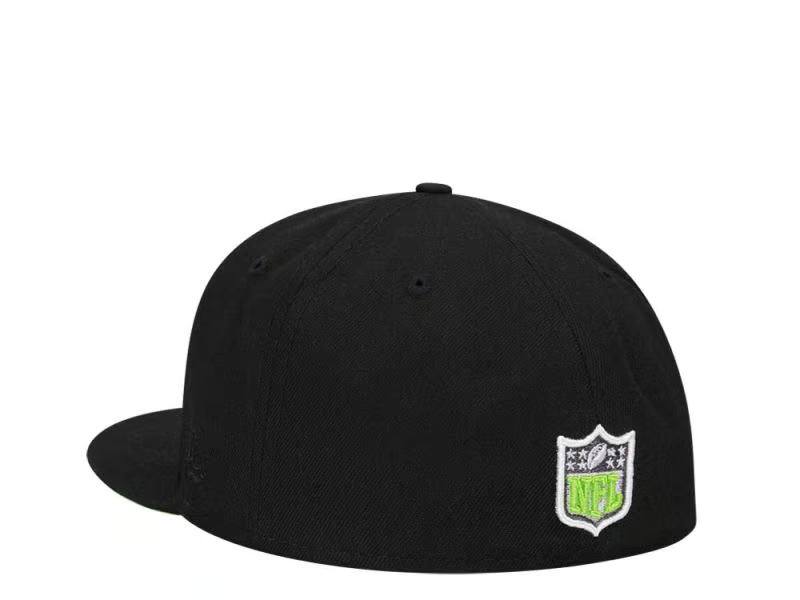 Seattle Seahawks Super Bowl XL Black Neon Edition 59Fifty