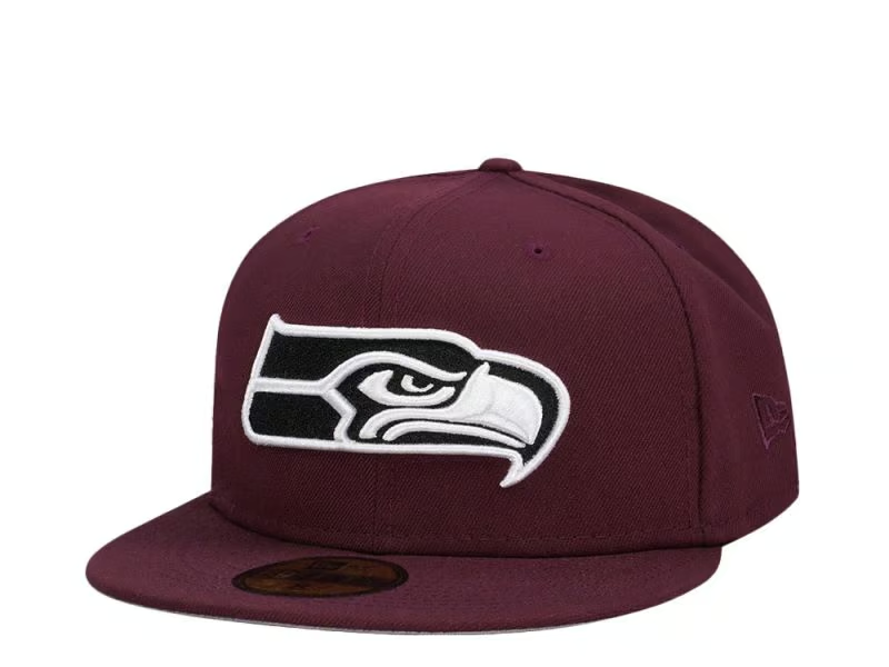 Seattle Seahawks Maroon Classic Edition 59Fifty