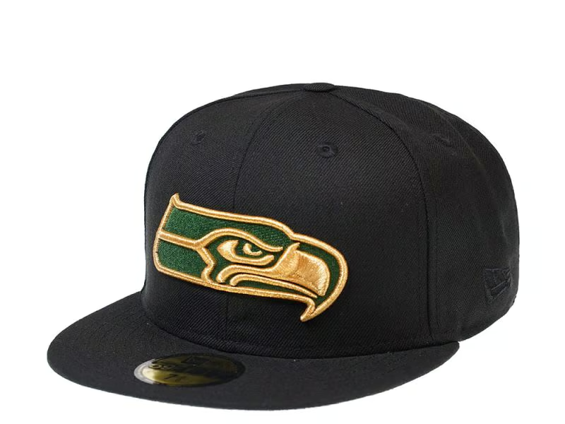 New Era Seattle Seahawks Green and Gold Edition 59Fifty
