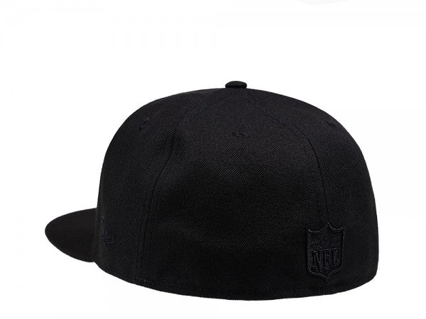 TAMPA BAY BUCCANEERS BLACK ON BLACK 59FIFTY