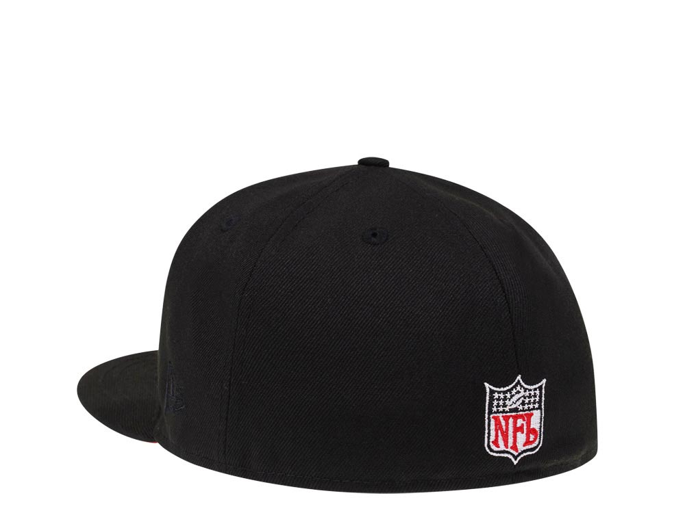 BUFFALO BILLS BLACK AND RED 59FIFTY