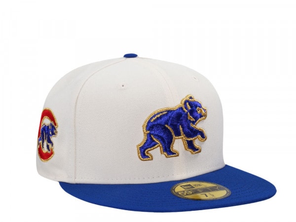 Chicago Cubs Chrome Gold Two Tone Edition 59Fifty Fitted
