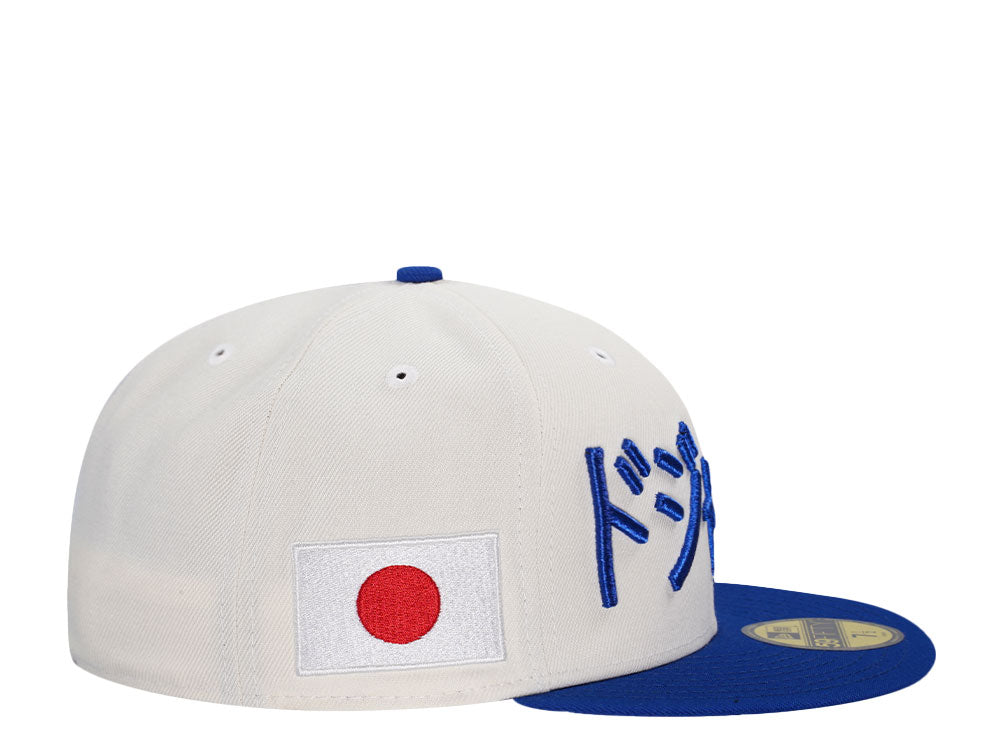Los Angeles Dodgers Kanji Japan Chrome Two Tone Edition 59Fifty