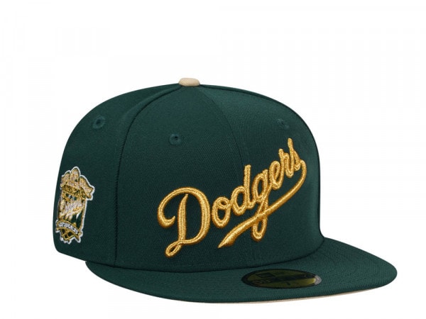 LOS ANGELES DODGERS GREEN GOLD 59FIFTY