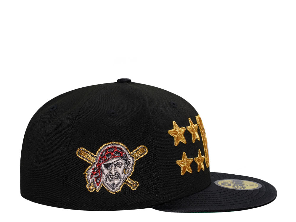 Pittsburgh Pirates Black Satin  59Fifty Fitted